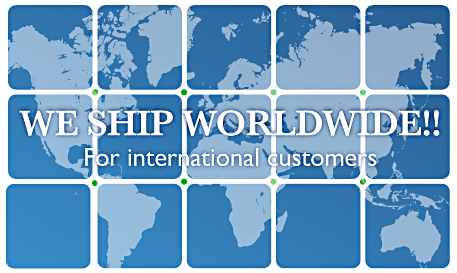  we ship worldwide for international customers 