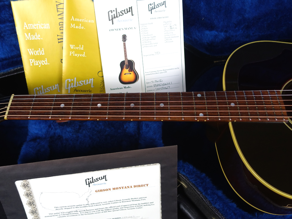 1960s J-45 Red Spruce Vintage Sunburst 2012 Gibson
