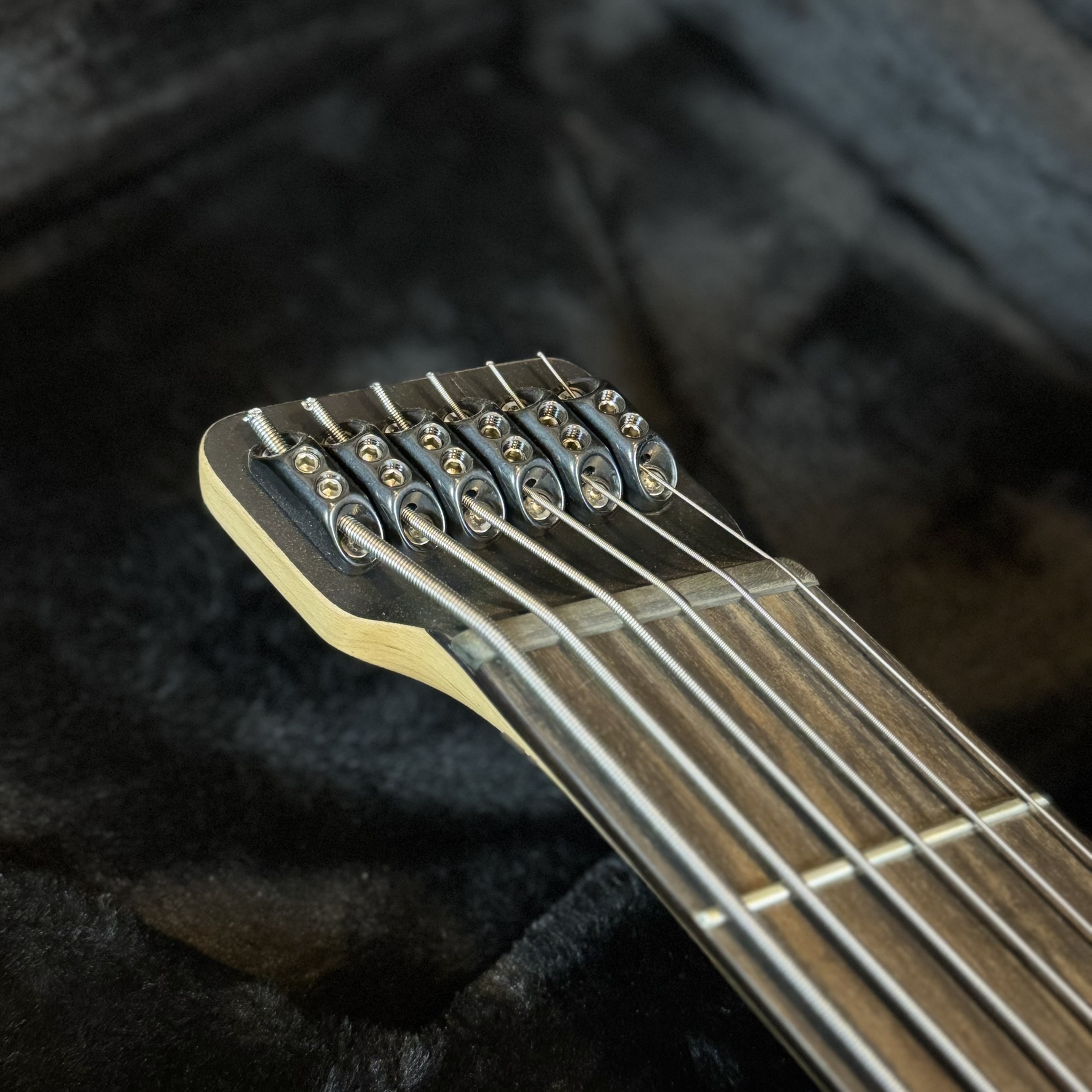 Achilles Custom 6 Bass Blue Marine Overload Custom Guitars