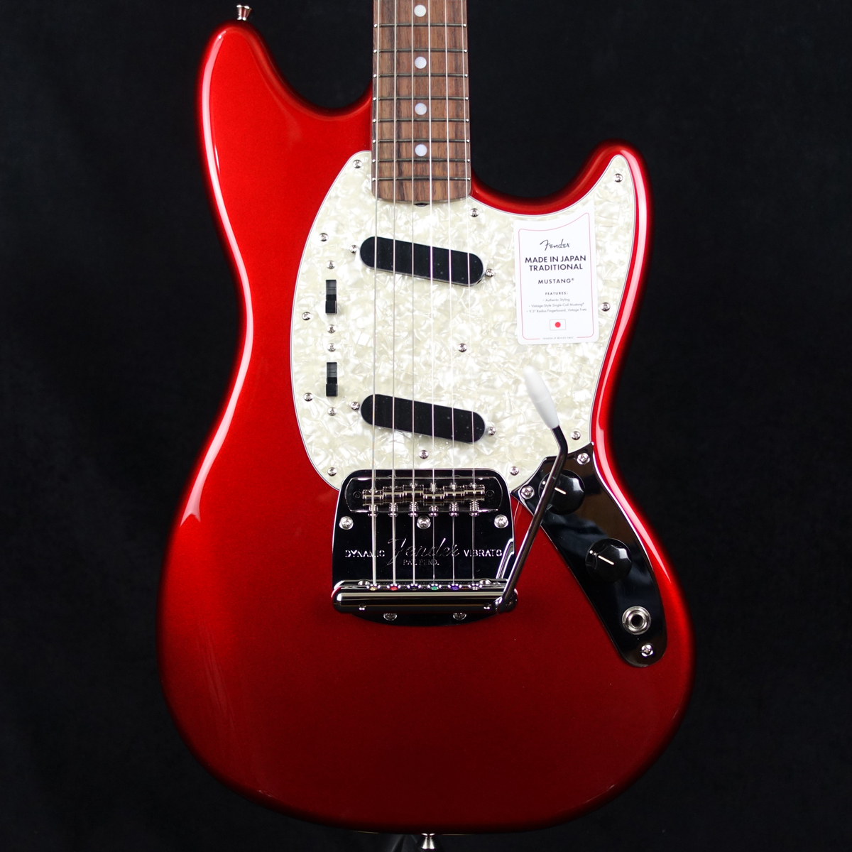 Made in Japan Traditional 70s Mustang Candy Apple Red Fender