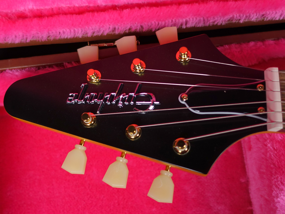 Inspired by Gibson Custom 1958 Korina Flying V Aged Natural