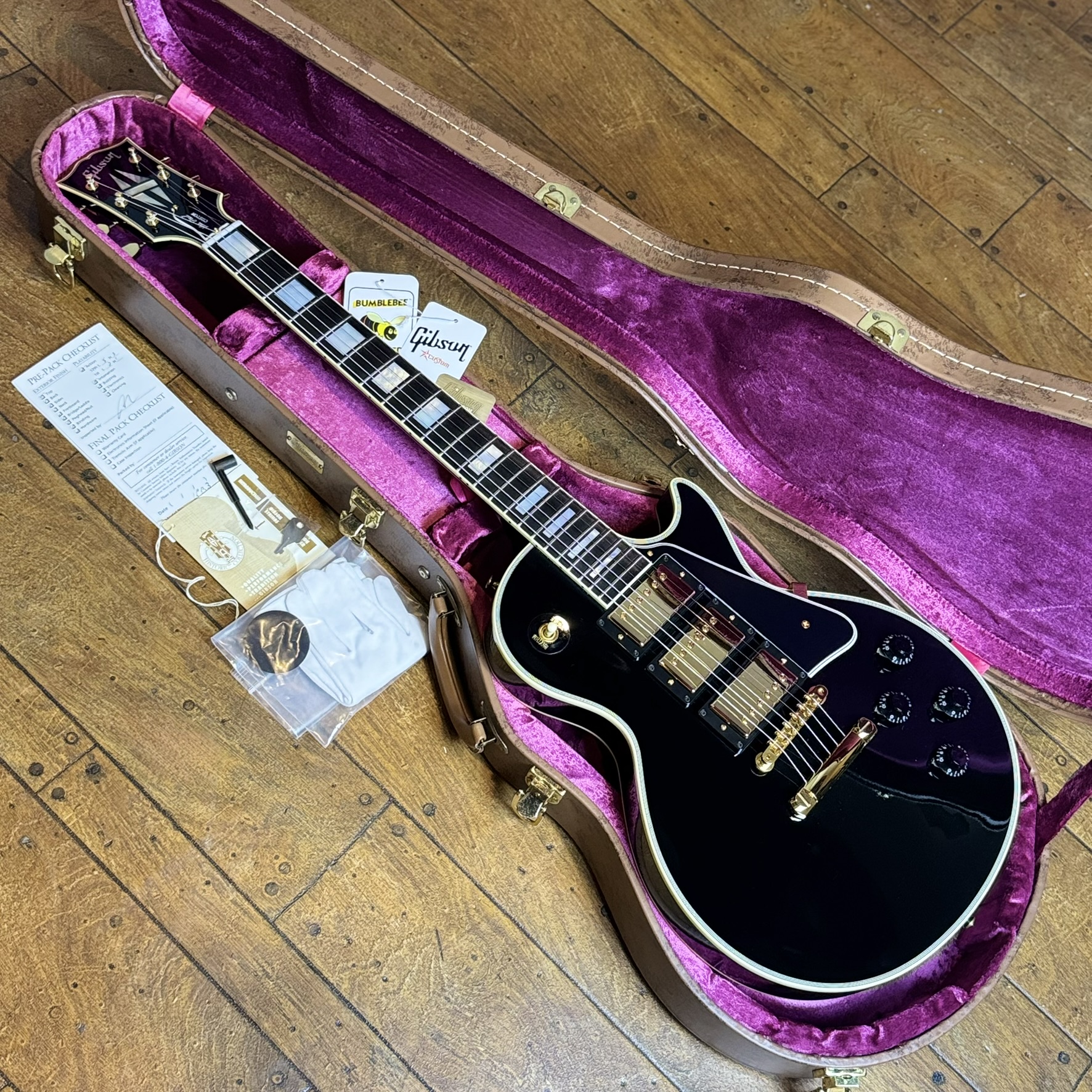 20th Anniversary 1957 Les Paul Custom Reissue 3 Pickups Ebony