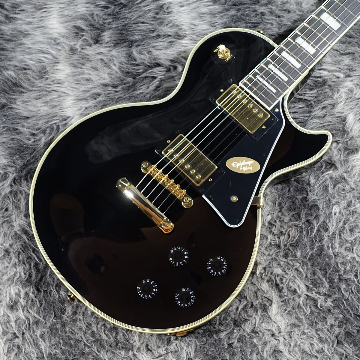 Inspired By Gibson Les Paul Custom Ebony Epiphone エレクトリック