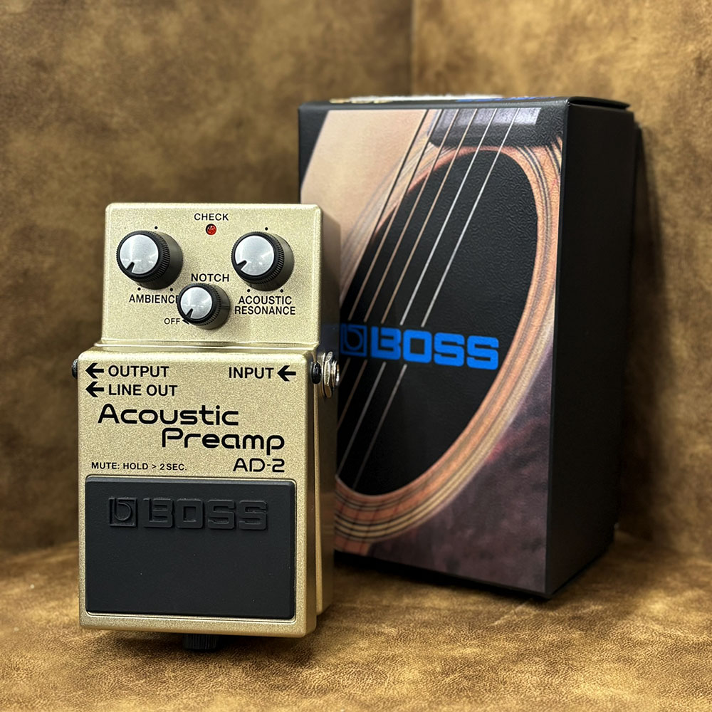 BOSS アコースティックプリアンプ AD-2 エフェクター AD-2 Acoustic Preamp BOSS アコースティック・ギター用エフェクター