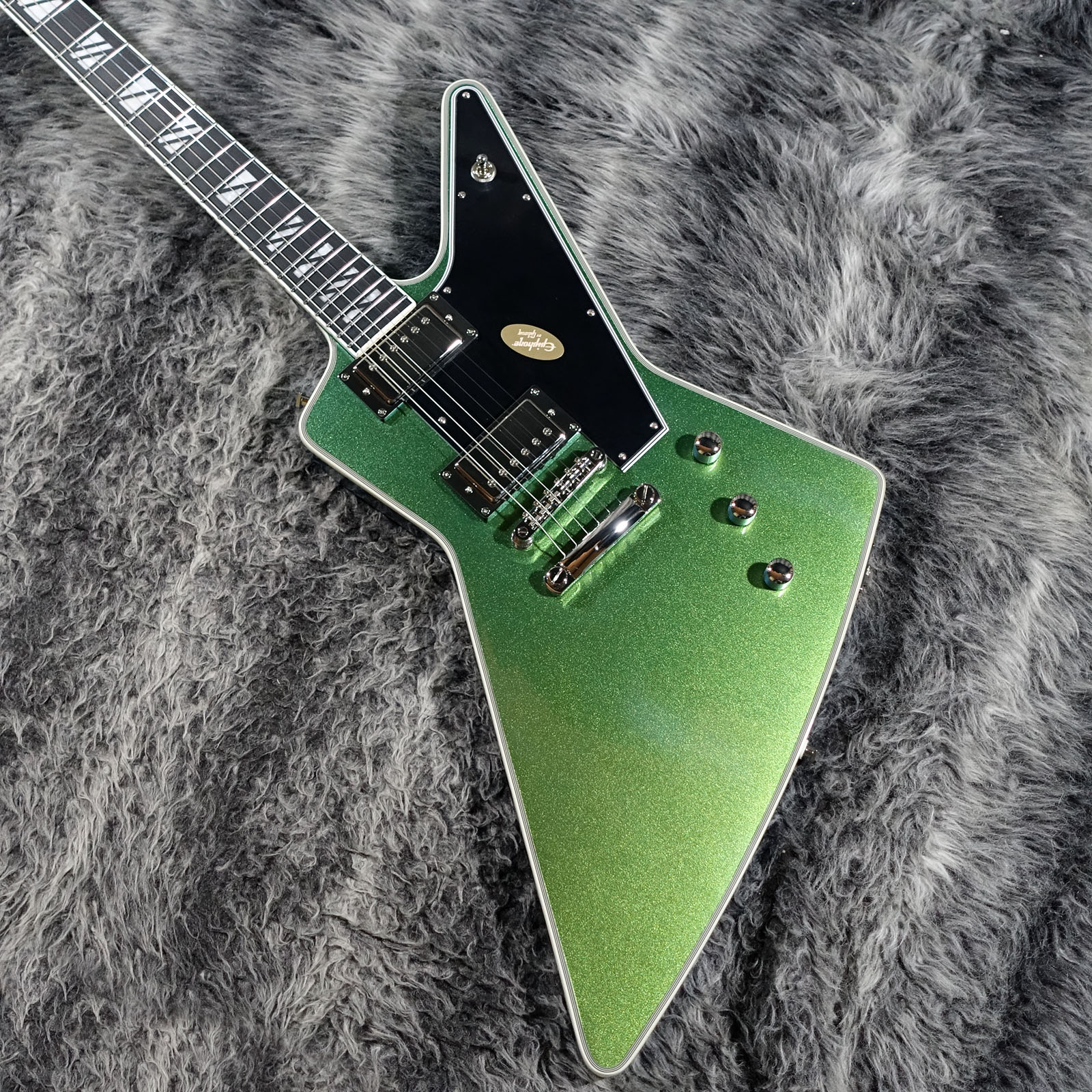 Explorer エレキギター グラデーションブラック Futura Explorer Custom Dragonfly Shift Epiphone エレクトリック