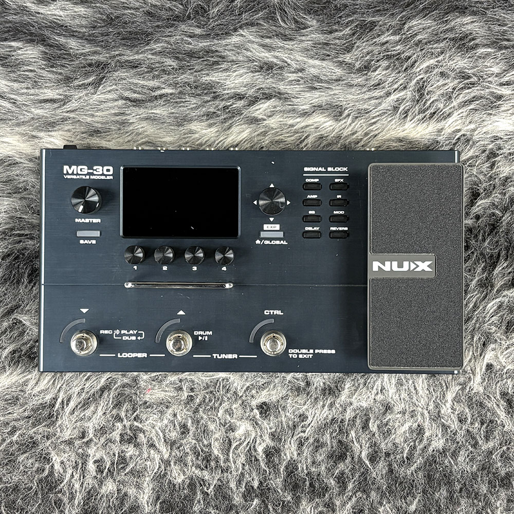 NUX MG-30 マルチエフェクター 動作良好 箱付 ギターアンプモデラー Amazon.com: NUX MG-30 Guitar Multi-Effects Pedal Guitar/Bass
