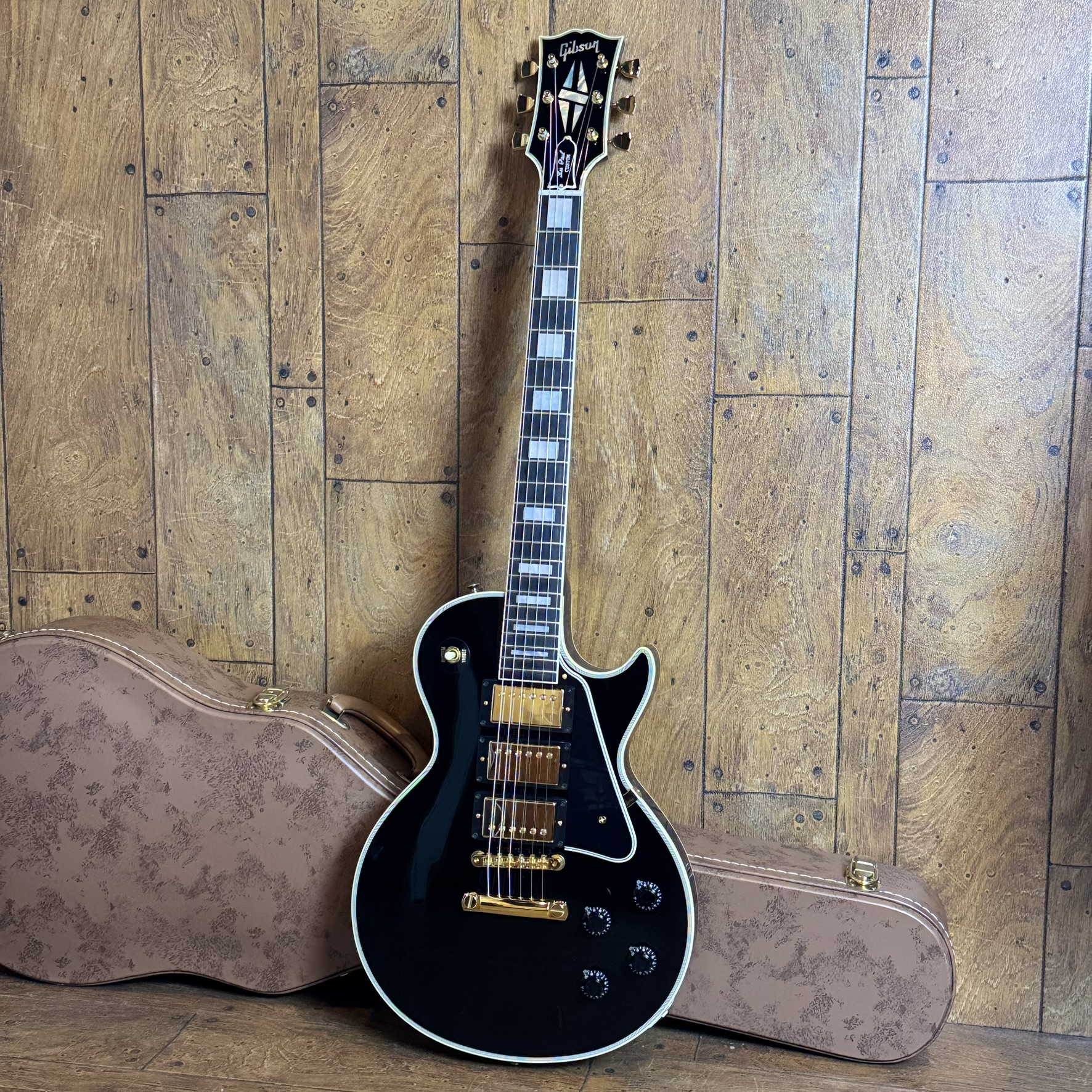 20th Anniversary 1957 Les Paul Custom Reissue 3 Pickups Ebony