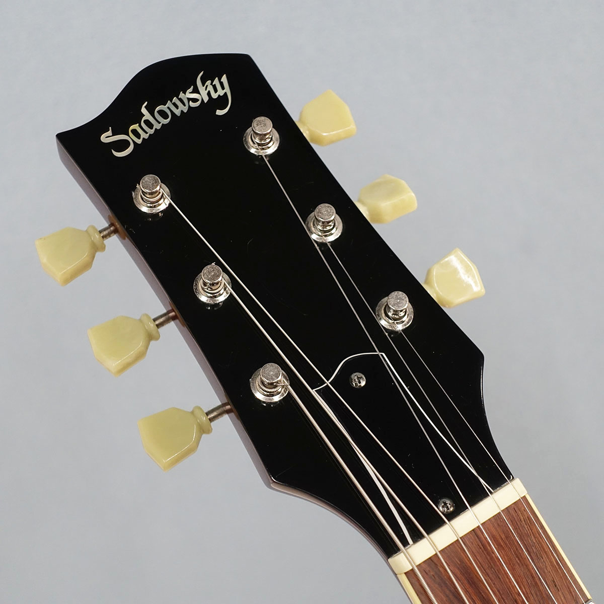 Carve Top Trans Red Sadowsky エレクトリックギター レスポールタイプ