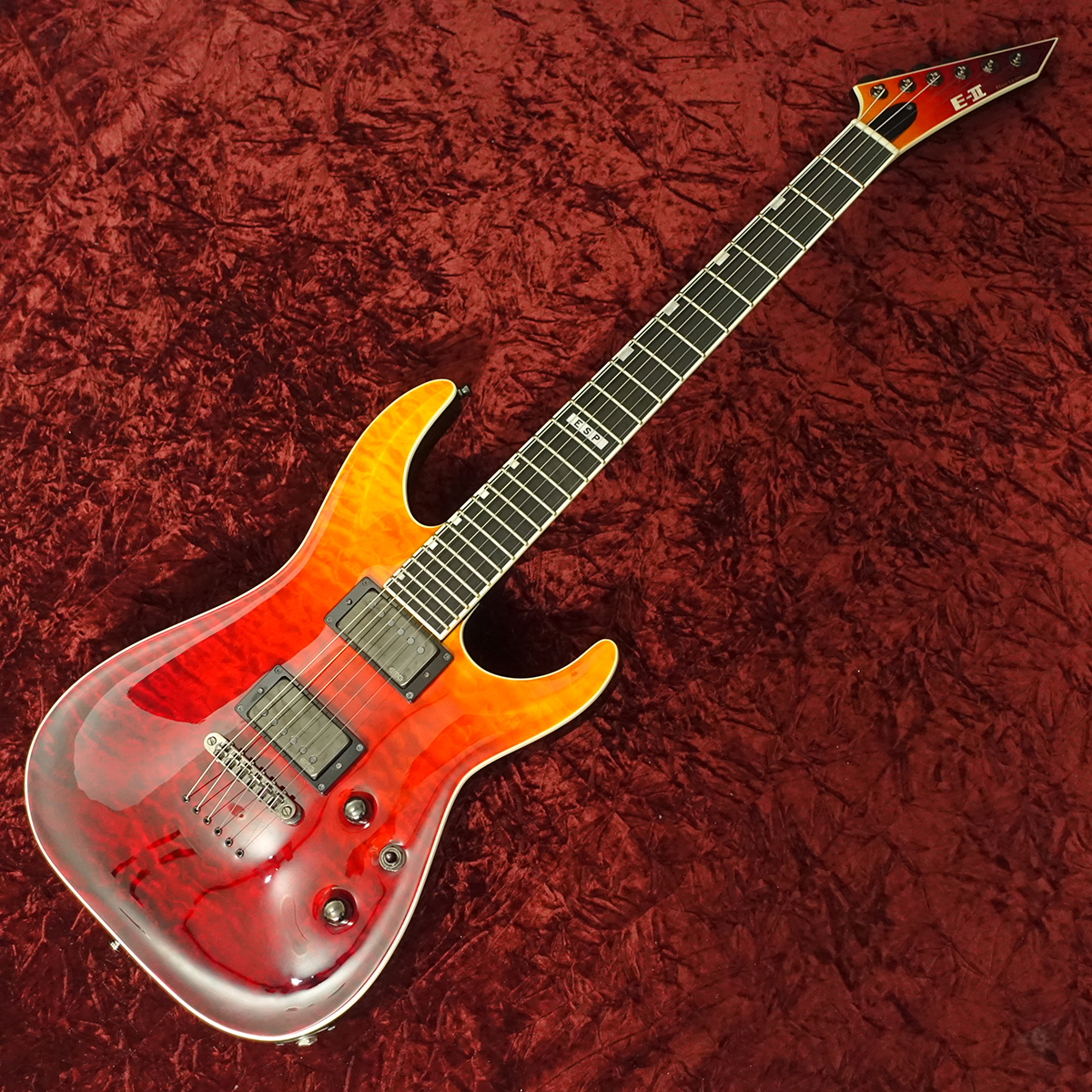 HORIZON NT-II Tiger Eye Amber Fadeスルーネック HORIZON NT-II Tiger Eye Amber Fade E-II エレクトリックギター