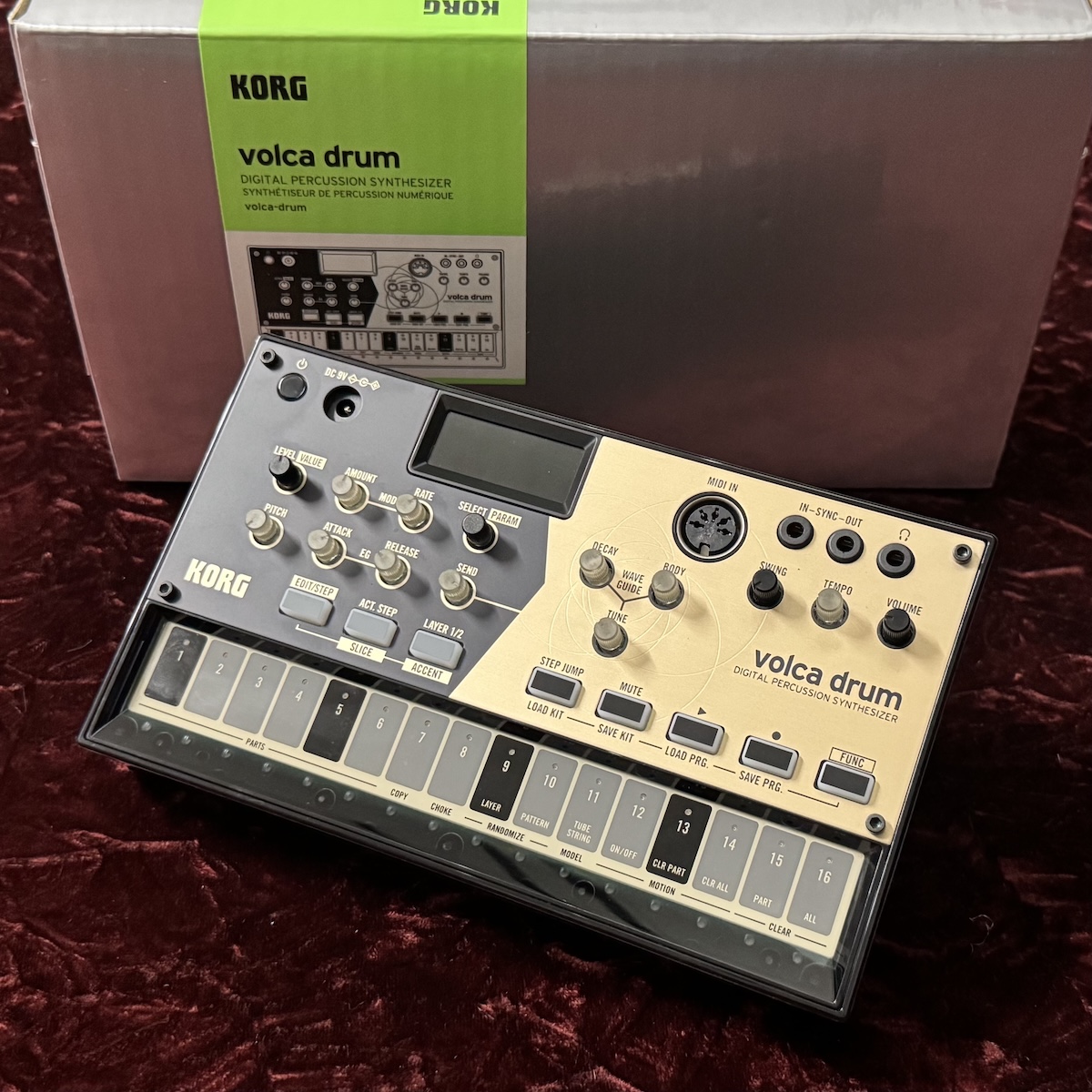 volca drum KORG リズムマシン/シーケンサー デジタルリズムマシン
