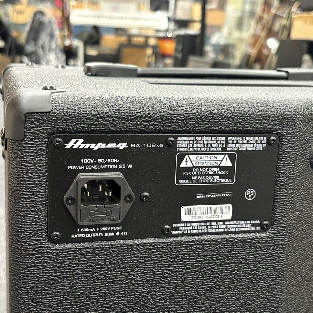 BA-108 V2 Ampeg ベース用アンプ/アンプシミュレーター ベースアンプ