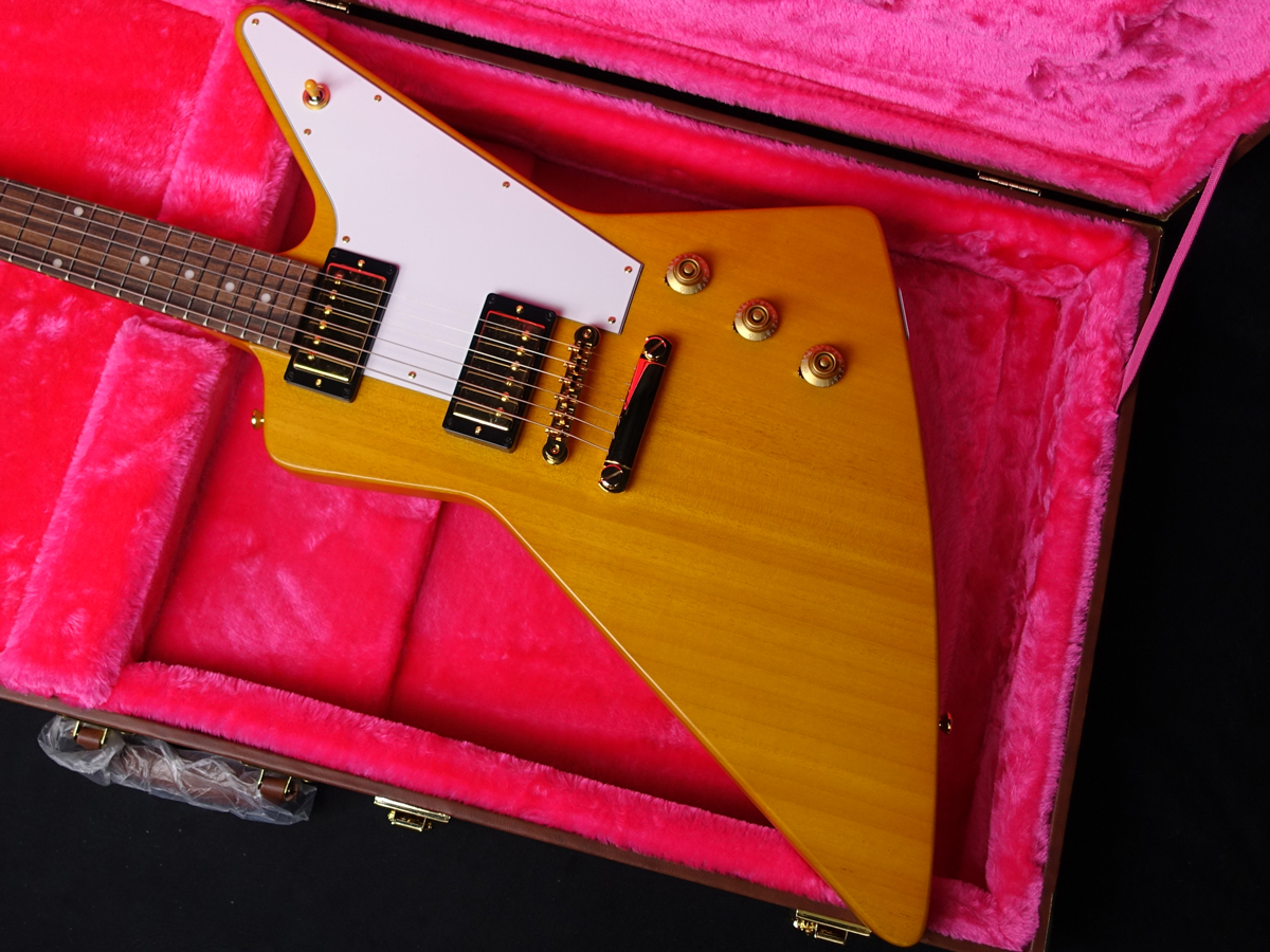Inspired by Gibson Custom 1958 Korina Explorer Aged Natural