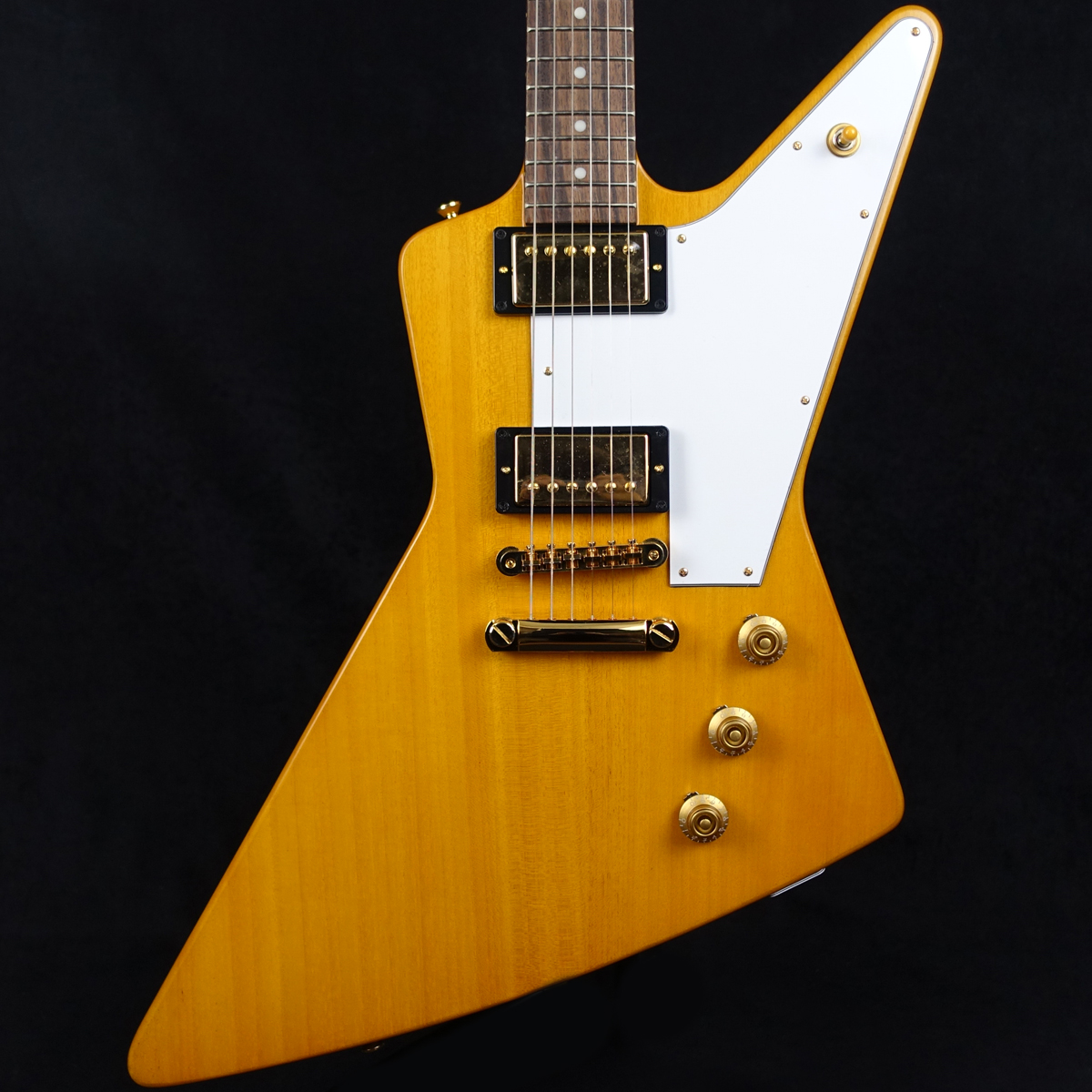 Inspired by Gibson Custom 1958 Korina Explorer Aged Natural
