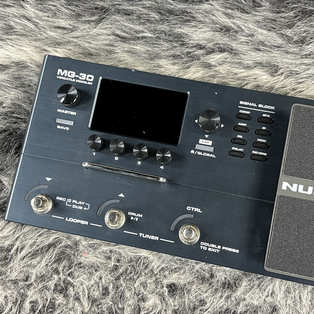 NUX MG–30 ギターマルチエフェクター　付属のフットスイッチなし NUX 【展示品】MG-30【値上がり前特価】 ニューエックス 【 吉祥寺