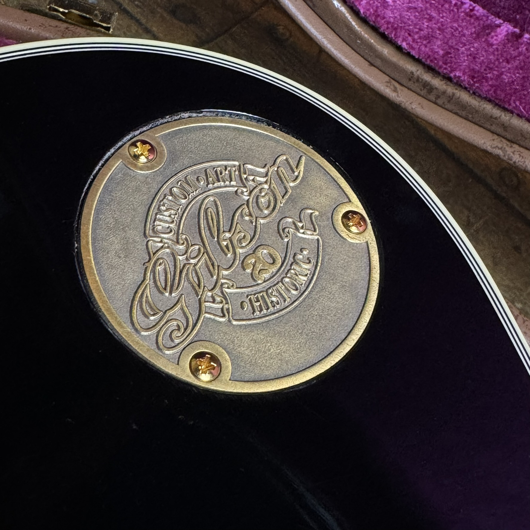 20th Anniversary 1957 Les Paul Custom Reissue 3 Pickups Ebony