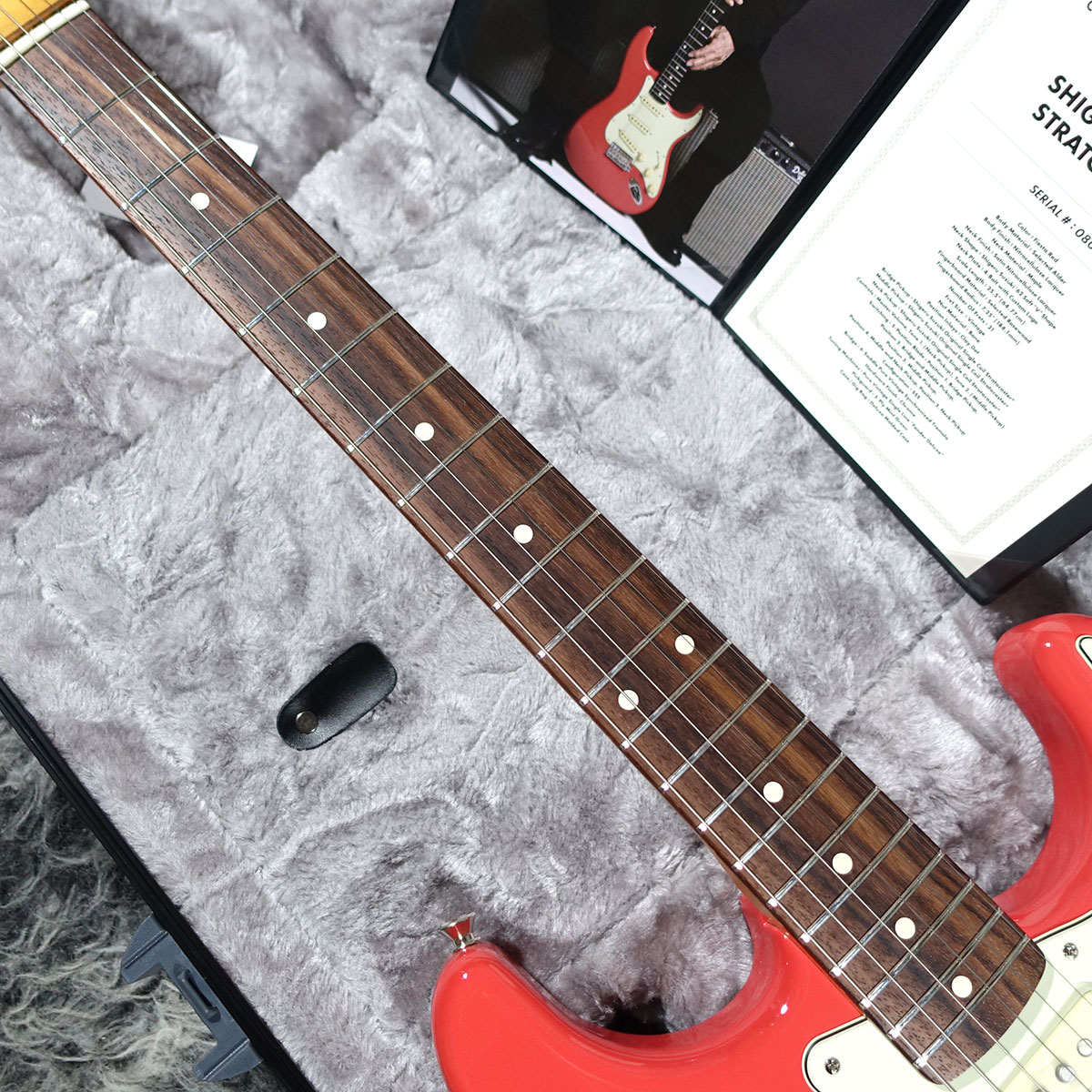Made in Japan Limited Shigeru Suzuki Stratocaster Fiesta Red