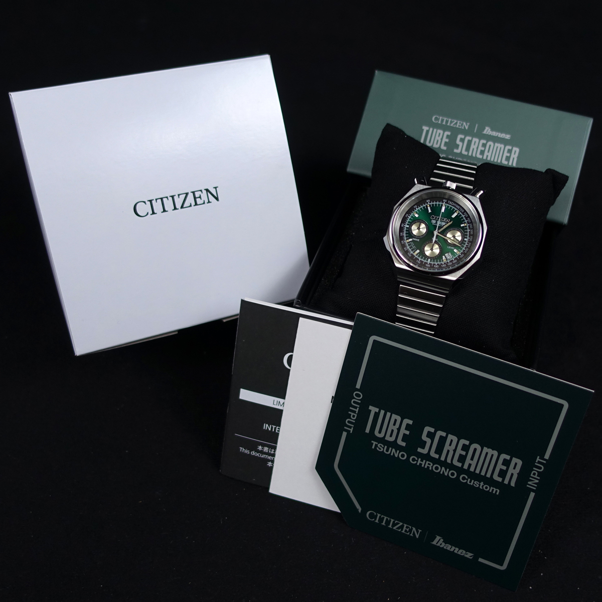 Ibanez×CITIZEN TSUNO CHRONO Custom Tube Screamer Limited TSTCC808