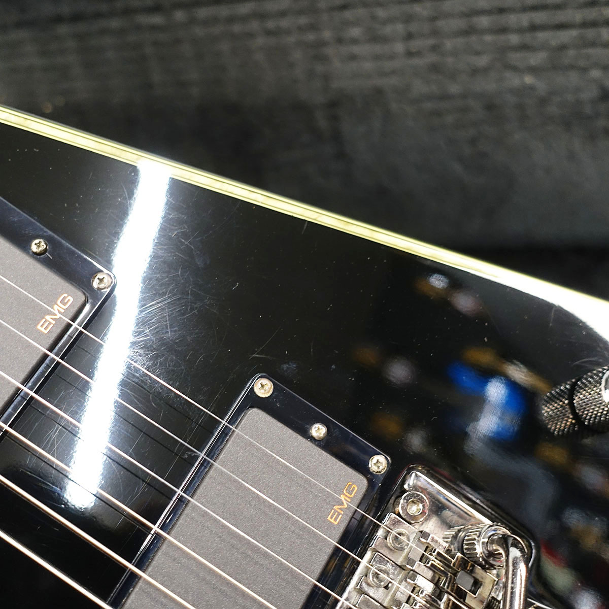 Hellraiser AD-V-1-FR-HR Black SCHECTER エレクトリックギター V