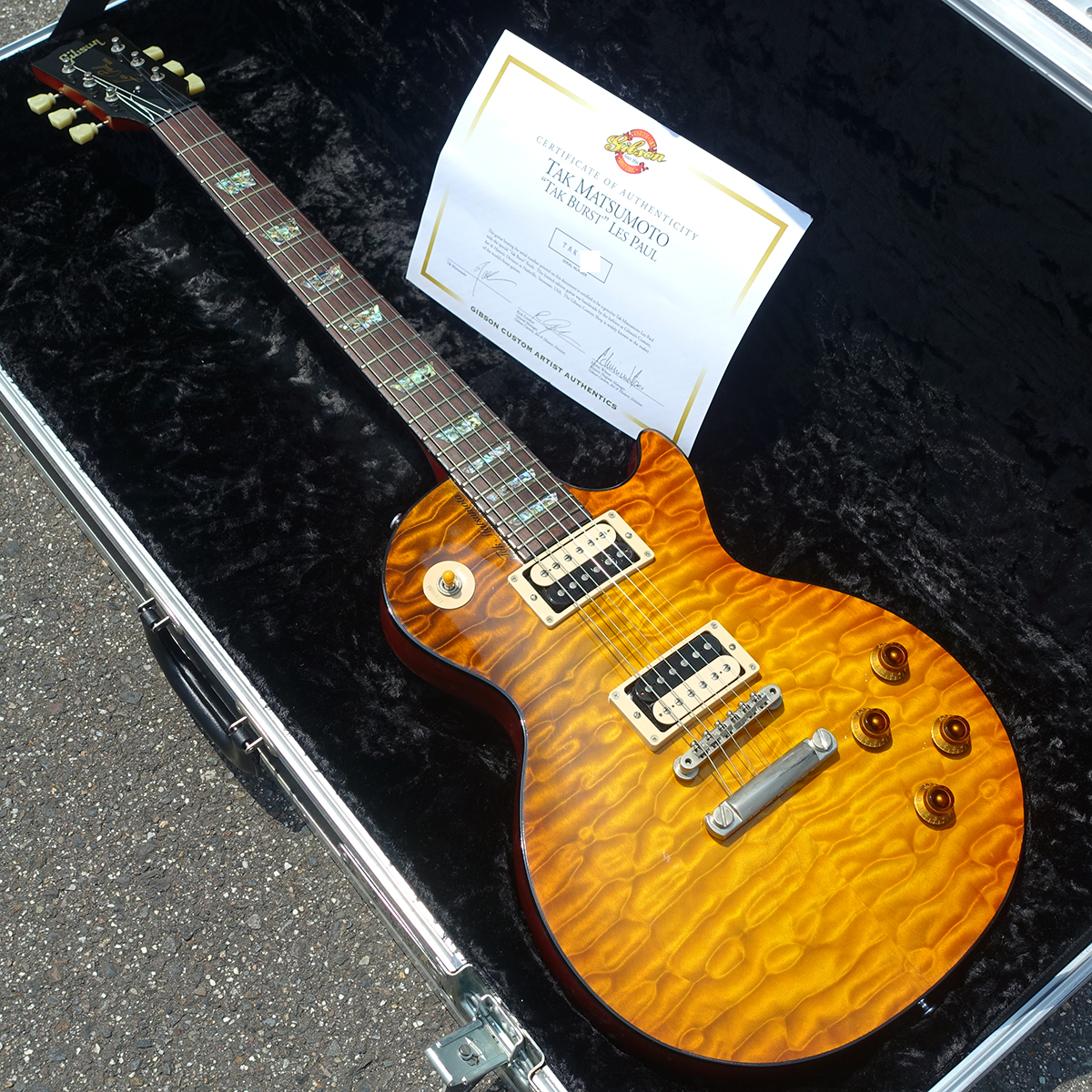 Bacchus Les Paul TakMatsumoto TakBurst風 TAK Matsumoto Les Paul ”TAK Burst” 1st Edition Gibson Custom Shop