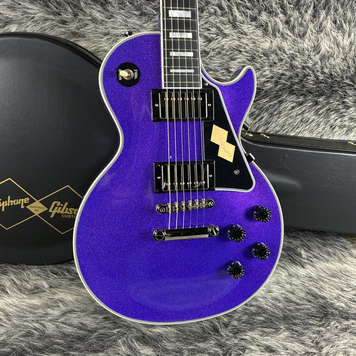 Inspired by Gibson Custom Les Paul Custom Amethyst Sparkle