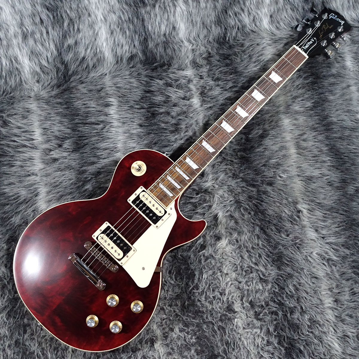 Exclusive Les paul Traditional Pro V Satin Wine Red Gibson
