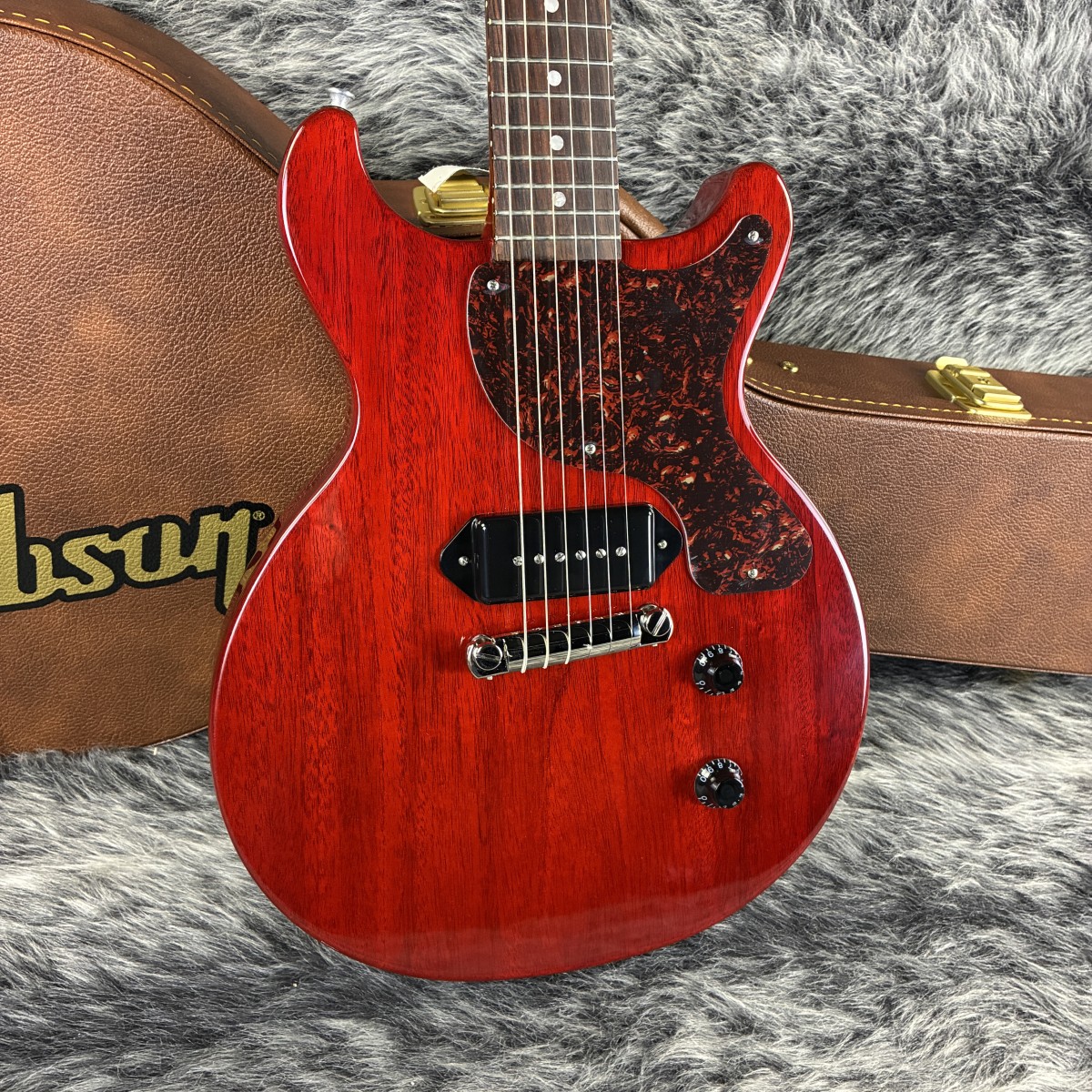 Les Paul Junior Double Cutaway Tortoise Vintage Cherry Gibson