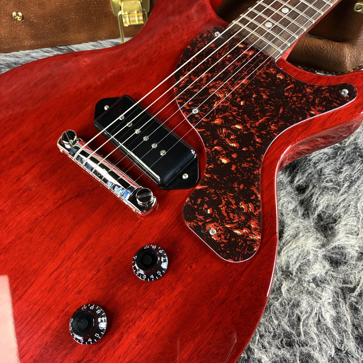 Les Paul Junior Double Cutaway Tortoise Vintage Cherry Gibson