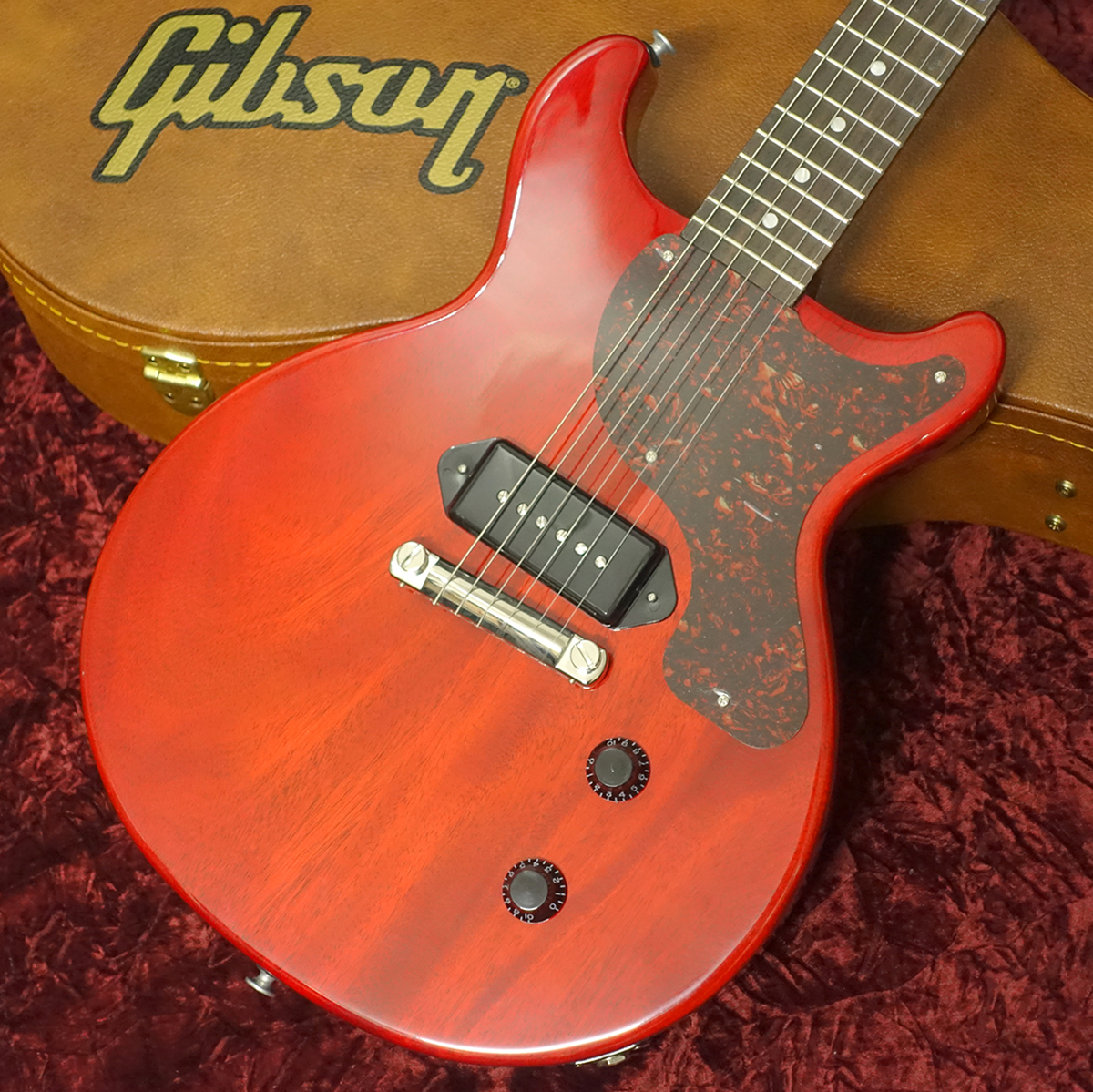Les Paul Junior Double Cutaway Tortoise Vintage Cherry Gibson