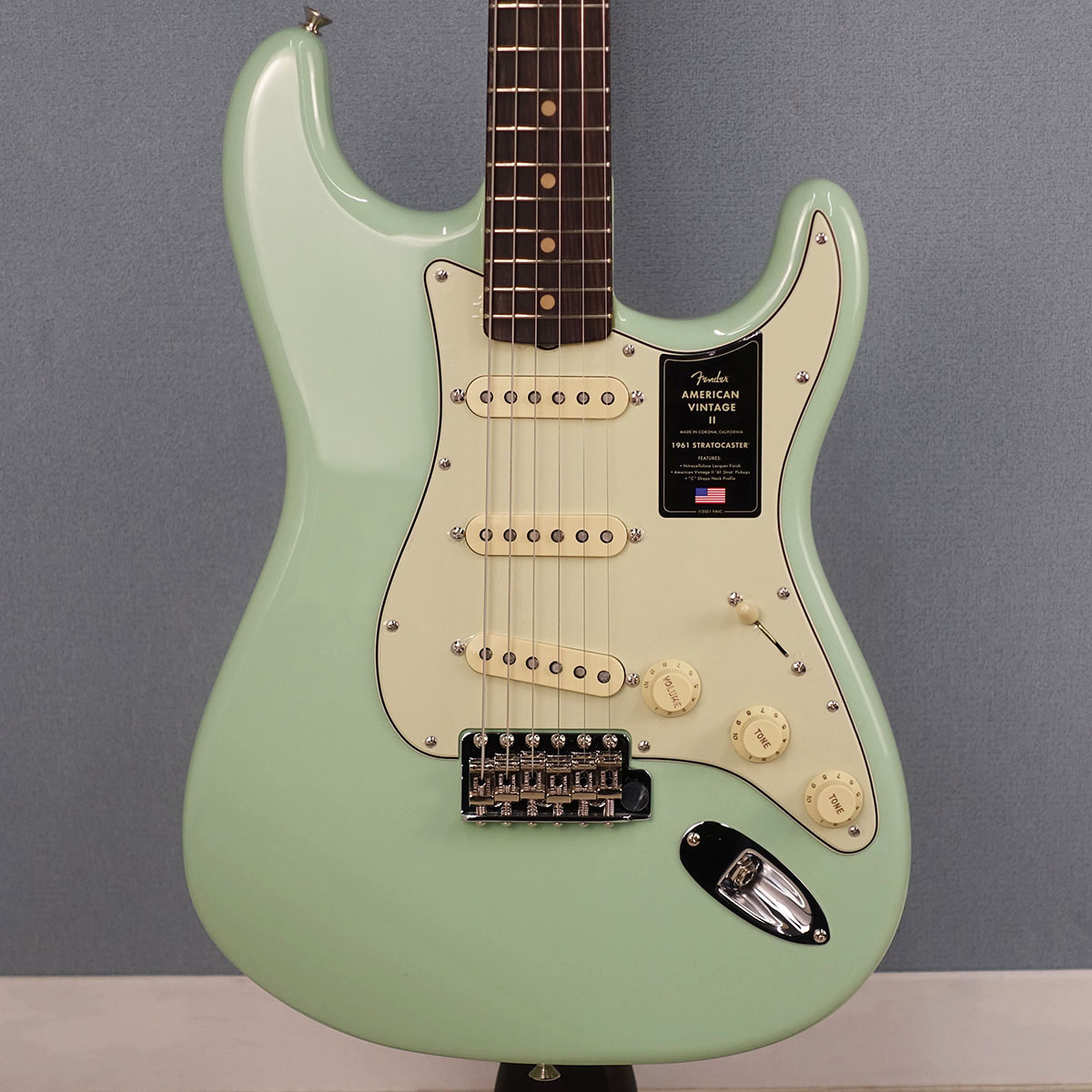 American Vintage II 1961 Stratocaster Surf Green Fender USA