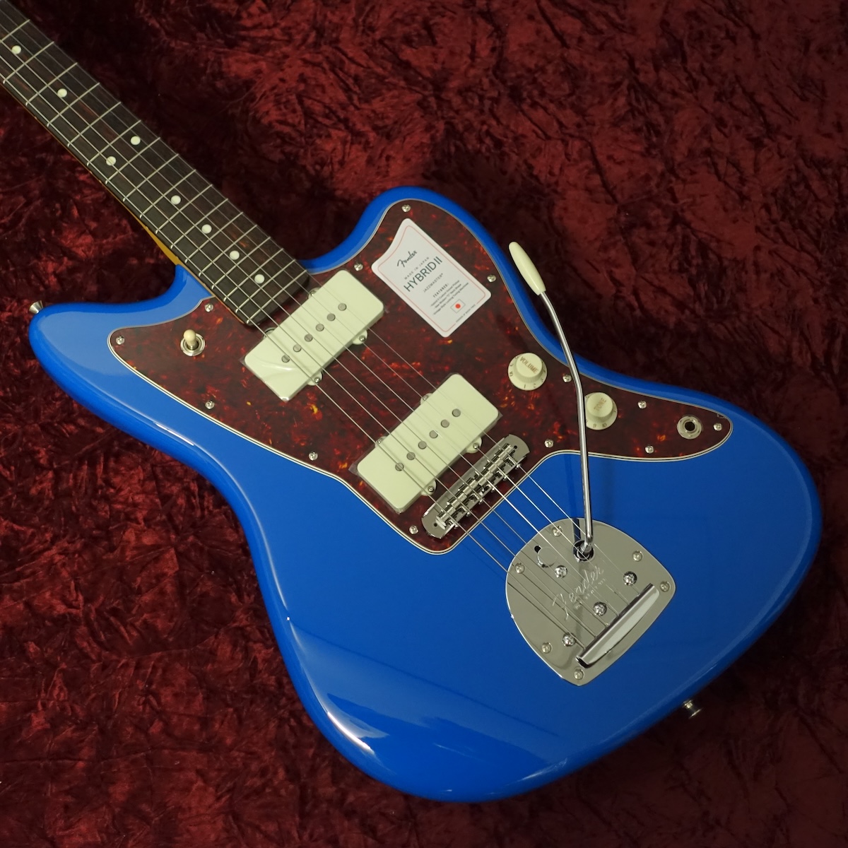 Made in Japan Hybrid II Jazzmaster Forest Blue Fender