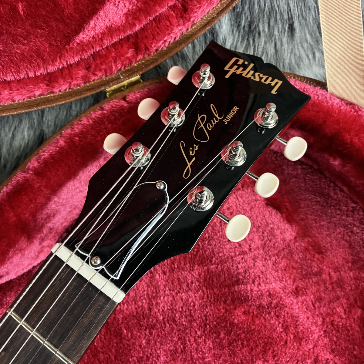 Les Paul Junior Double Cutaway Tortoise Vintage Cherry Gibson
