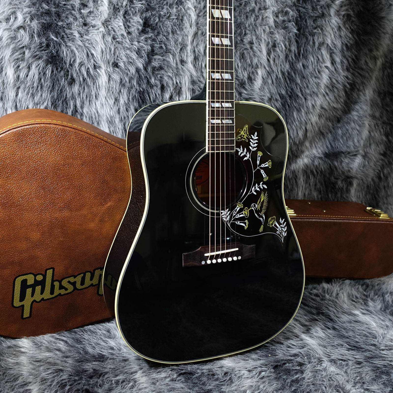 Hummingbird Original Ebony Gibson エレクトリック・アコースティック