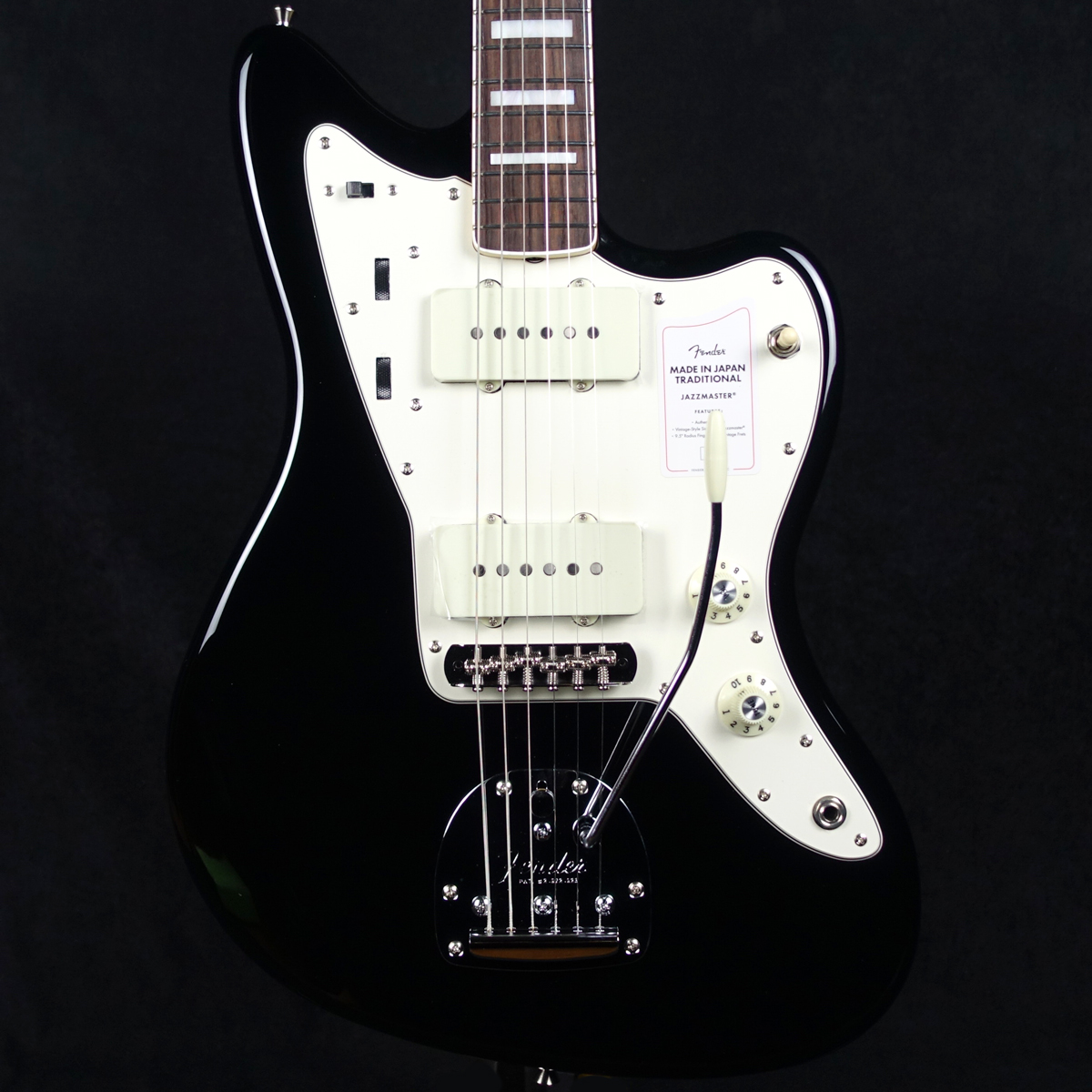 Made in Japan Traditional Late 60s Jazzmaster Black Fender