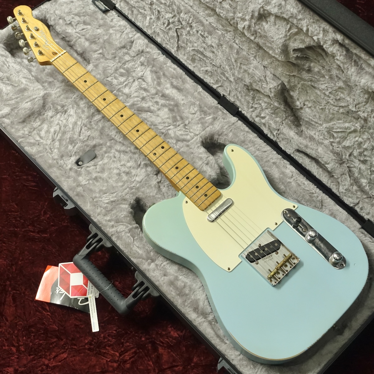 リ*ス様 Fender road worn 50s テレキャスター Limited Edition Vintera Road Worn 50s Telecaster MN Sonic Blue