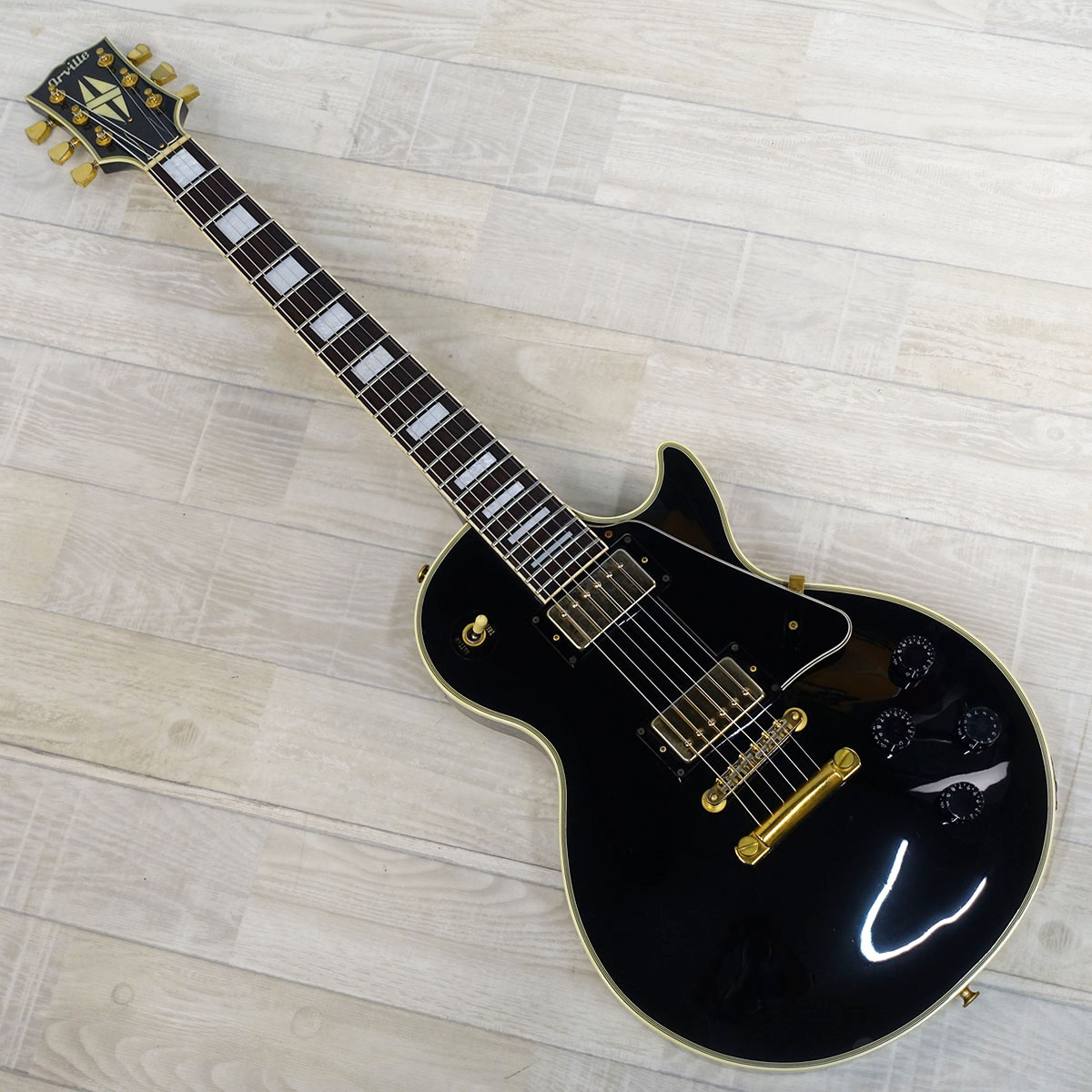 LPC-75 Ebony Orville エレクトリックギター レスポールタイプ 商品