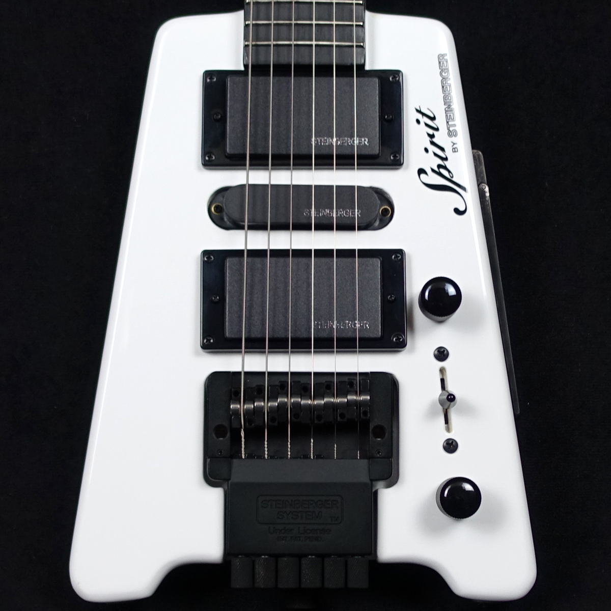 Spirit GT-PRO Deluxe White Steinberger エレクトリックギター ヘッド