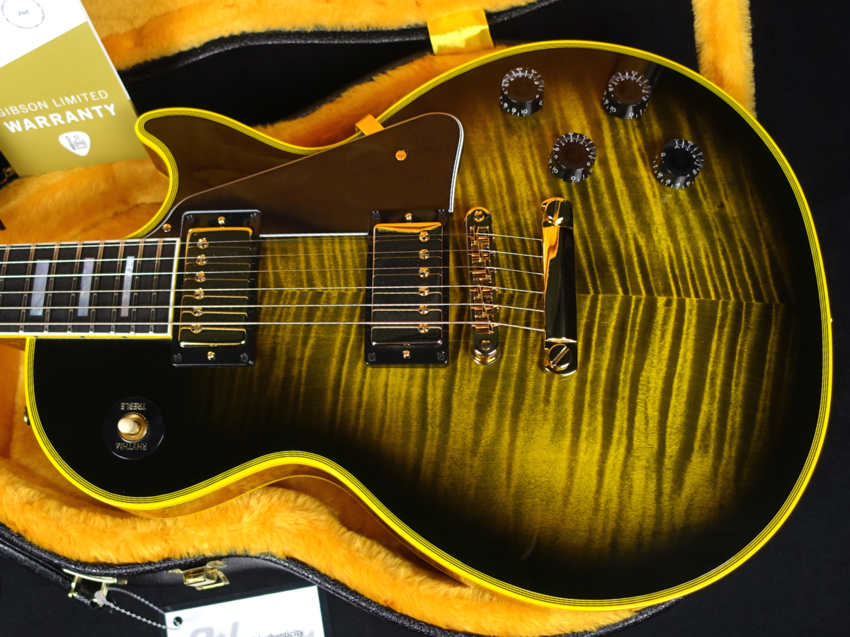Les Paul Custom AAA Top Chambered Yellow Widow Gloss GH Gibson