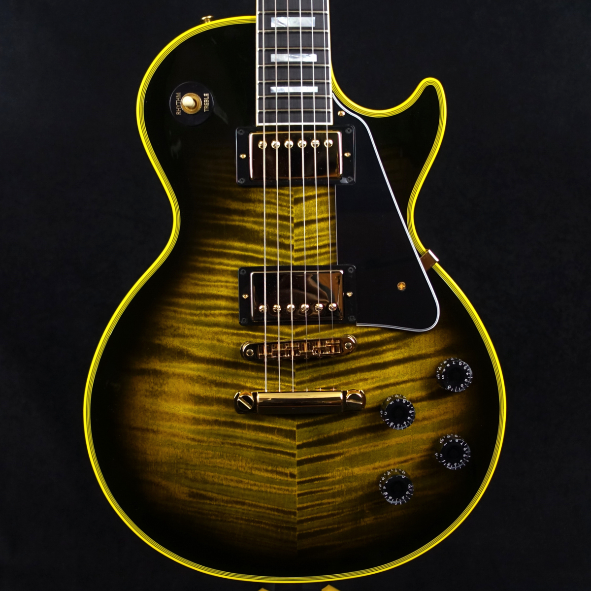 Les Paul Custom AAA Top Chambered Yellow Widow Gloss GH Gibson