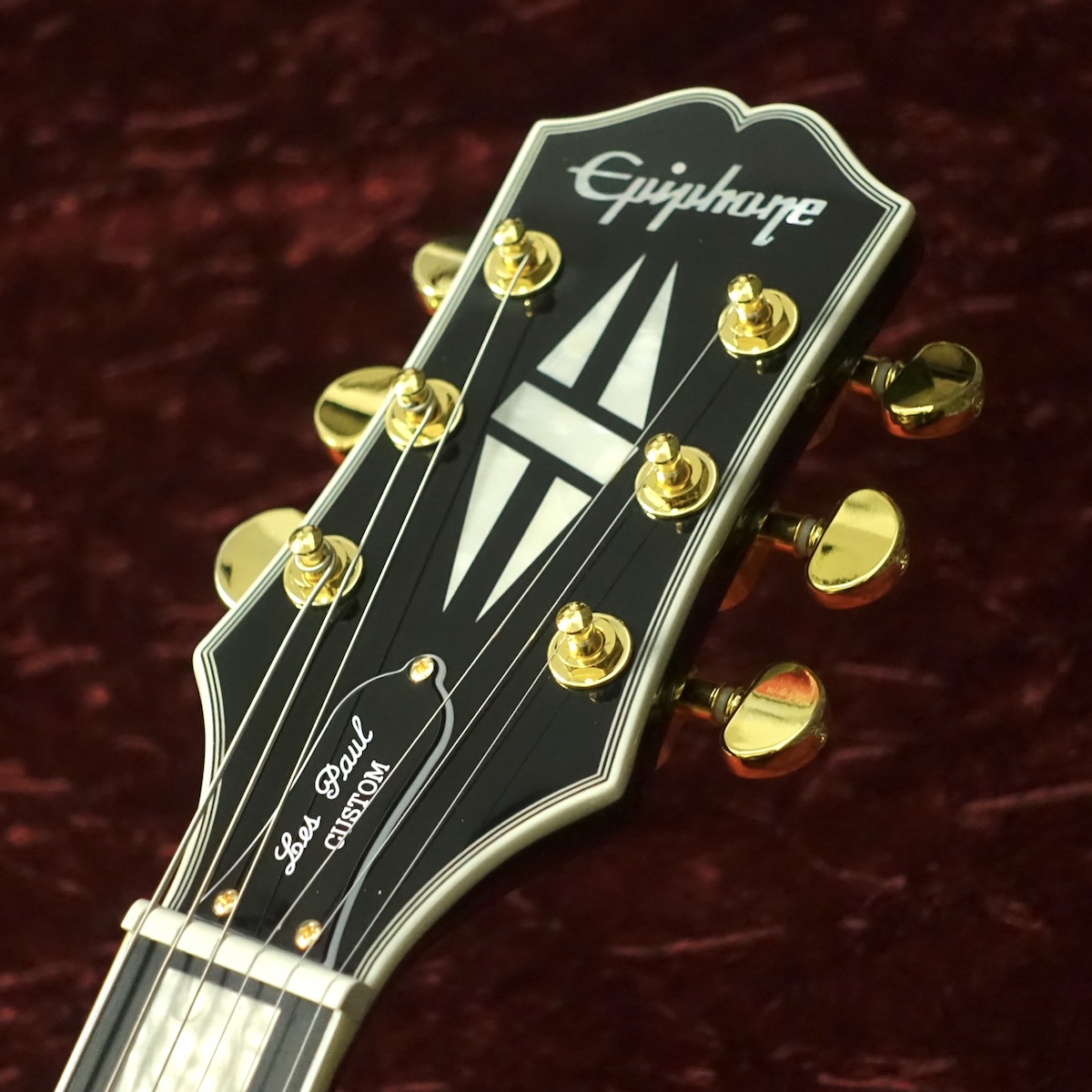 Les Paul Custom Ebony Epiphone エレクトリックギター レスポール