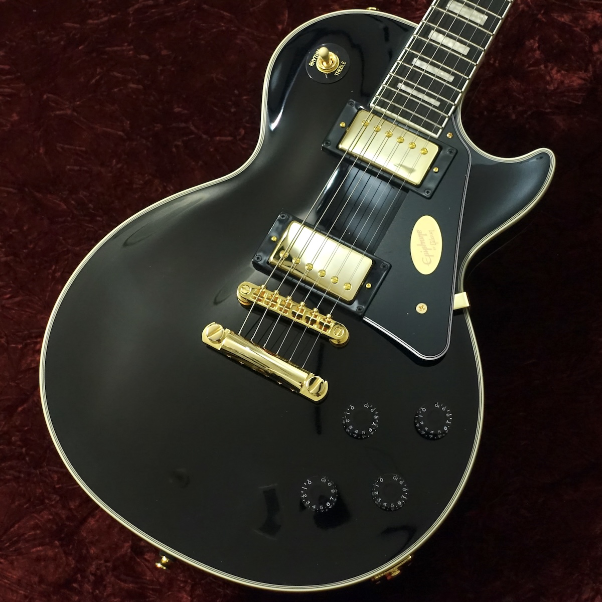 Les Paul Custom Ebony Epiphone エレクトリックギター レスポール