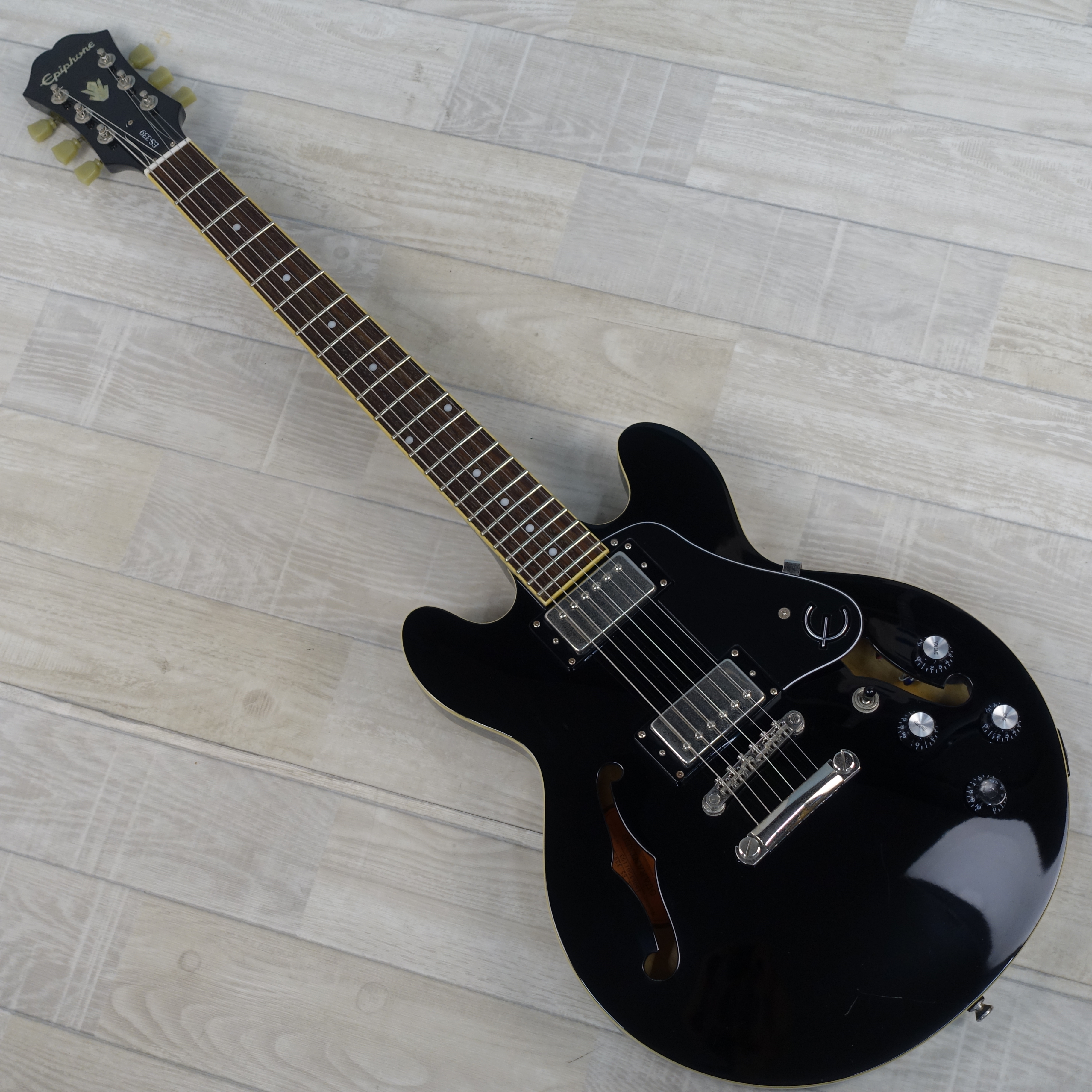 Epiphone ES-339 ブラック セミアコースティックギター ES-339 Ebony【2016年製】 Epiphone エレクトリックギター その他