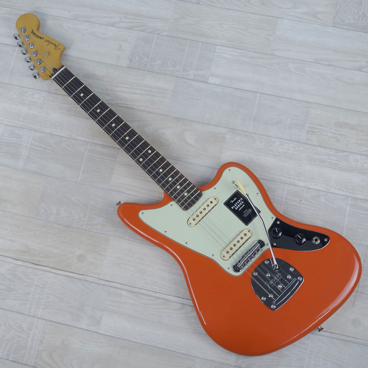 ジャガータイプ ギター Player II Jaguar Rallye Orange Fender Mexico エレクトリックギター