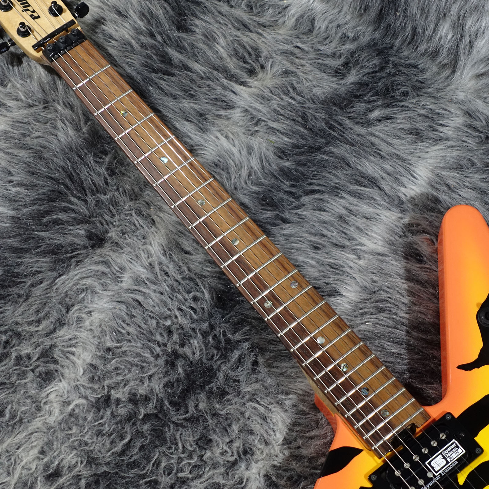 E-RS-160R Orange Tiger Edwards エレクトリックギター 変形タイプ