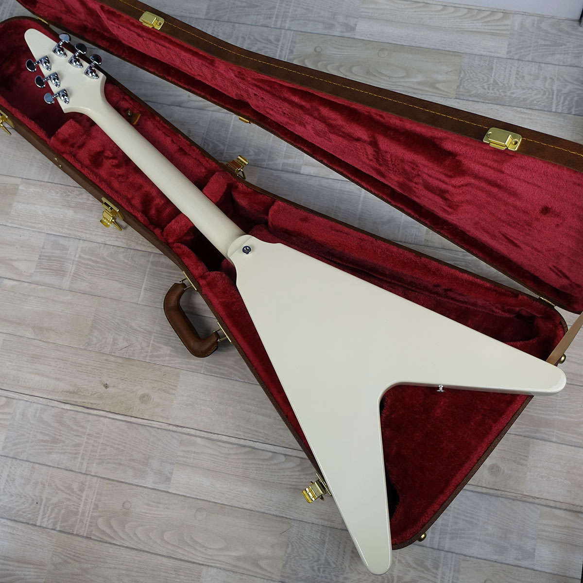 70s Flying V Classic White Gibson エレクトリックギター Vタイプ