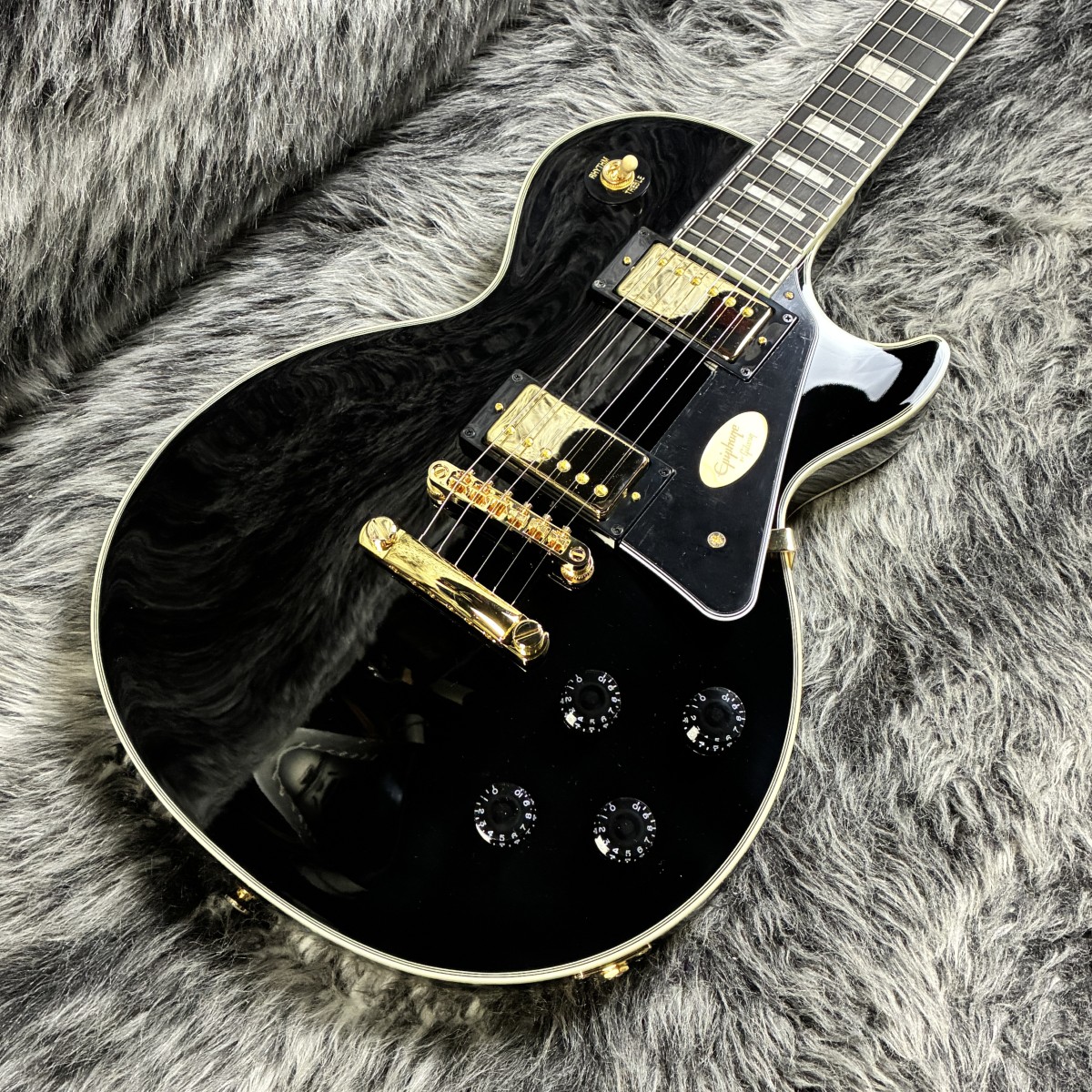 Inspired By Gibson Les Paul Custom Ebony Epiphone エレクトリック