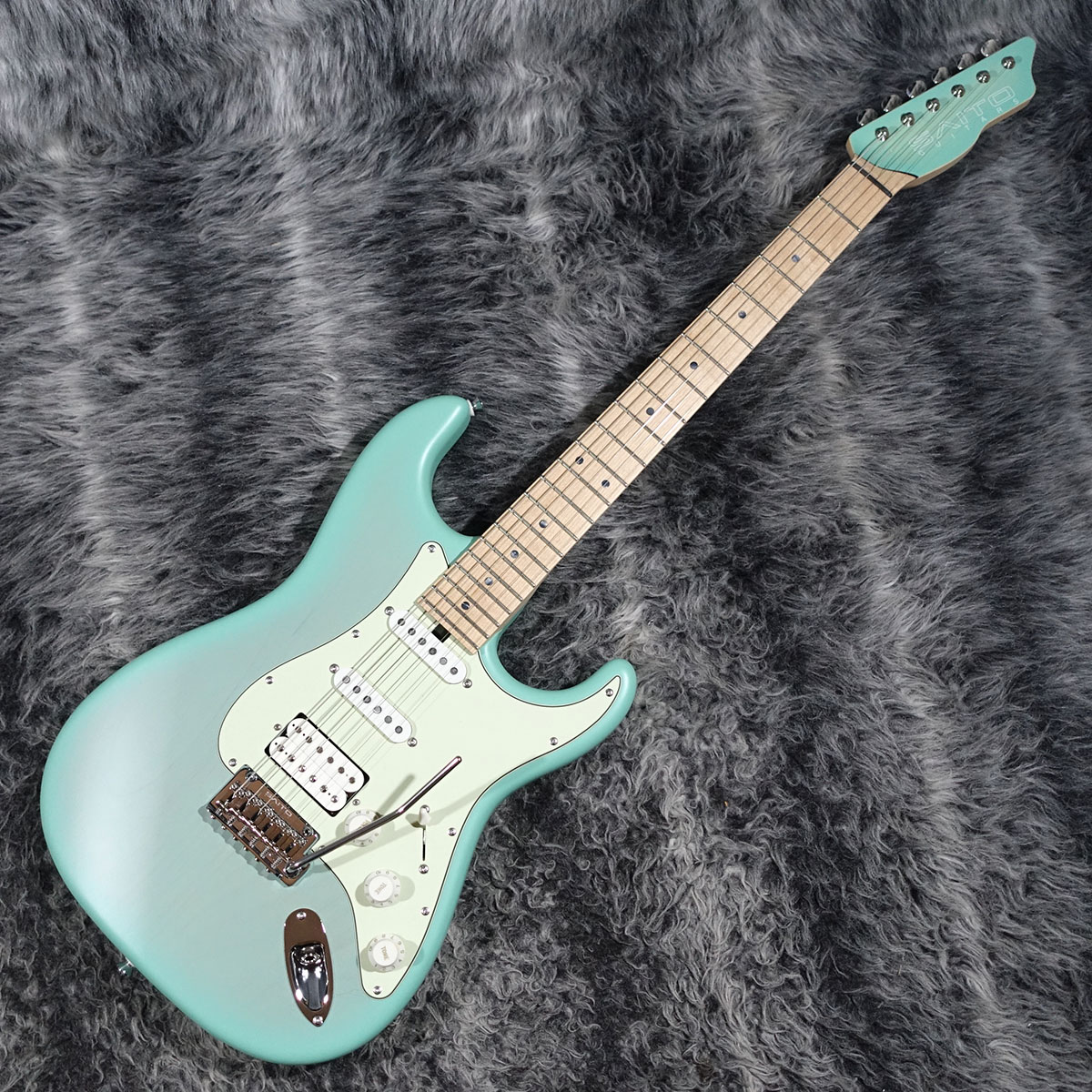 S-622CS TRANS SURF GREEN SAITO GUITARS エレクトリックギター