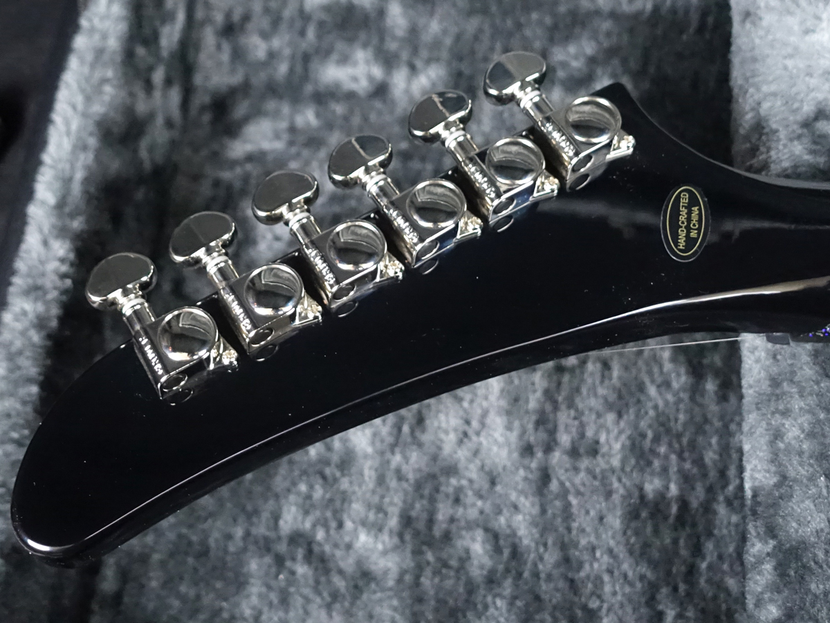 Lzzy Hale Explorer Custom Black Diamond Holographic Sparkle