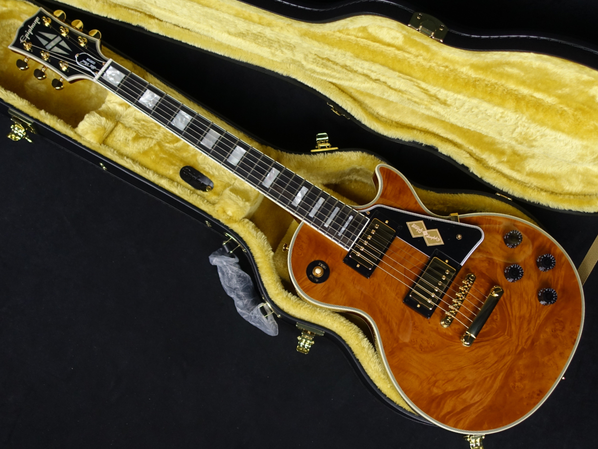 Inspired by Gibson Custom Dealer Select Les Paul Custom Burl Maple