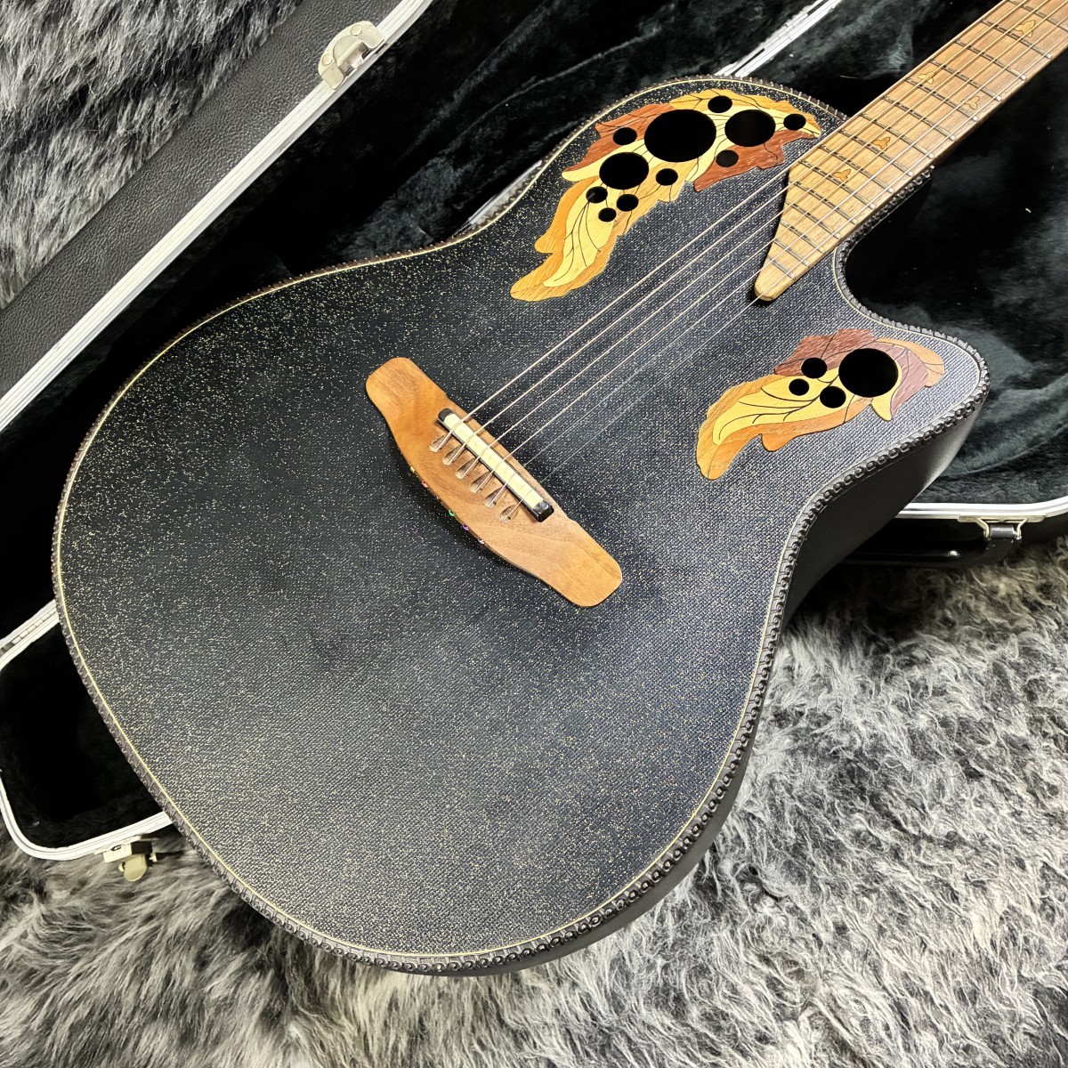 Adamas II 1581-5 BLK 1998 Ovation アコースティックギター フラット