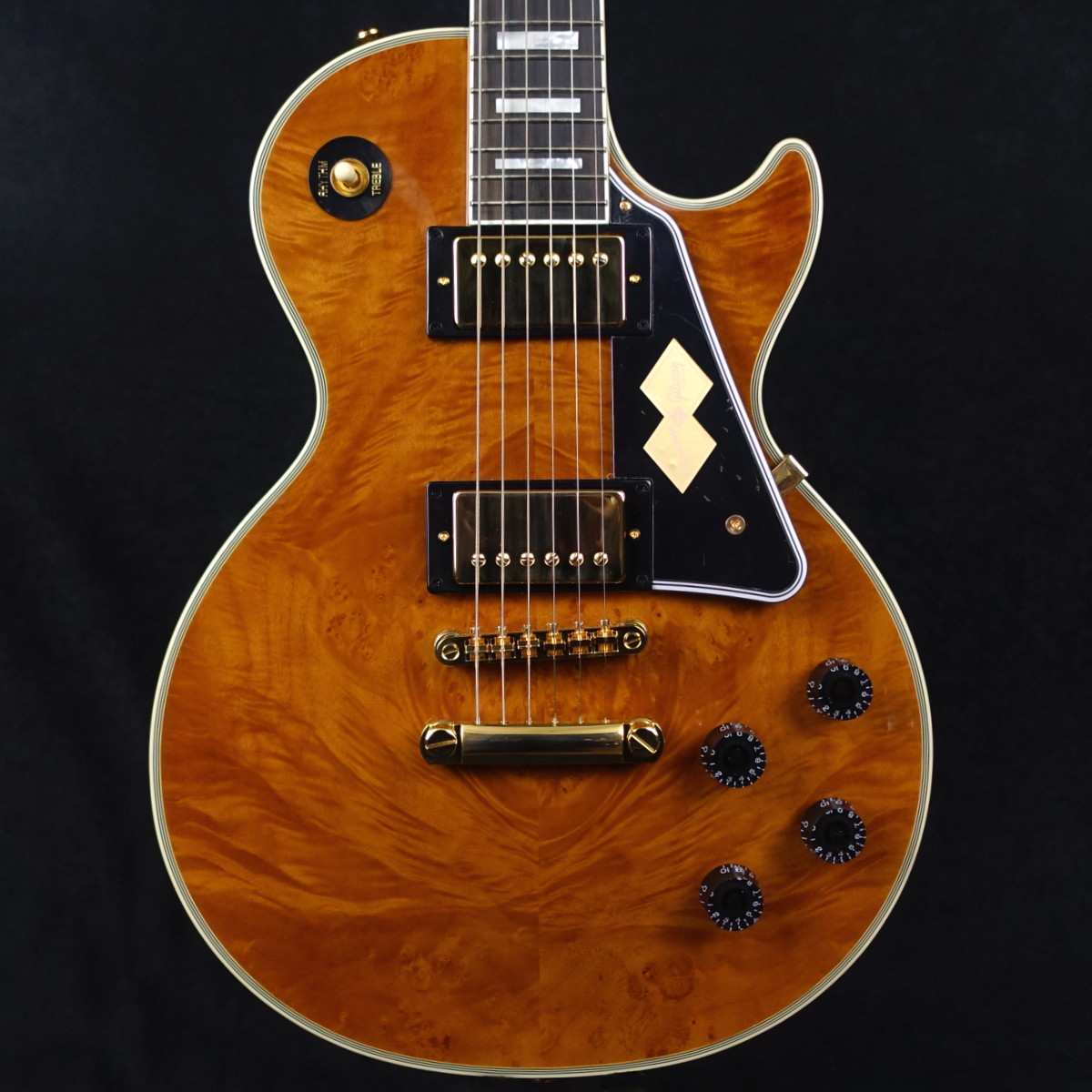 Inspired by Gibson Custom Dealer Select Les Paul Custom Burl Maple
